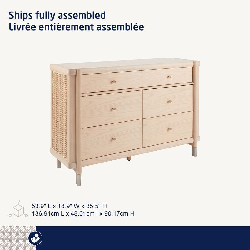 Brisa 6-Drawer Dresser