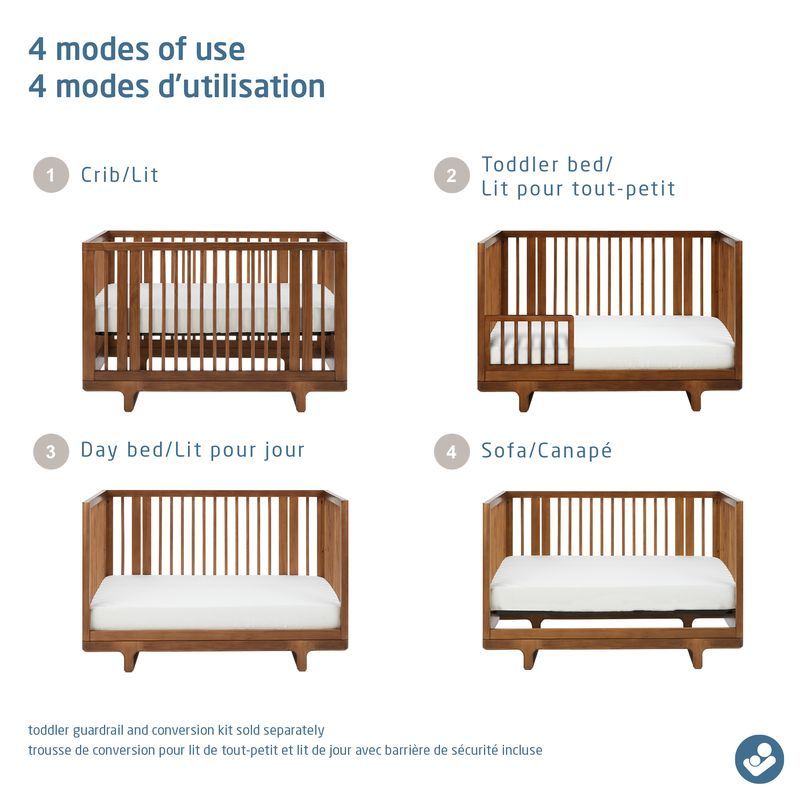 Embraced Forms 4-in-1 Convertible Crib