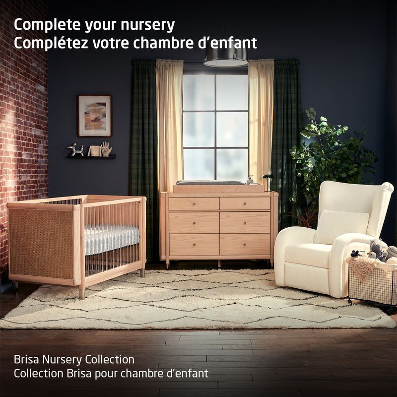 Brisa 4-in-1 Convertible Crib with Toddler Bed/Daybed Conversion Kit