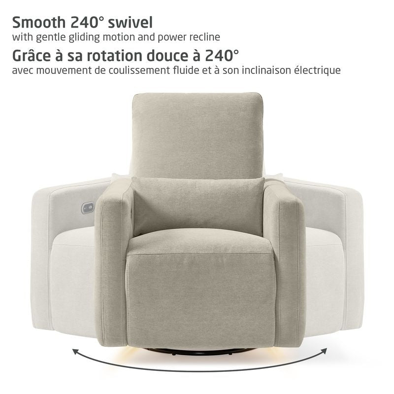 Dorian Channel Swivel Glider & Power Recliner