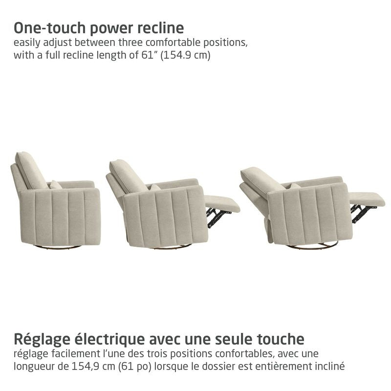 Dorian Channel Swivel Glider & Power Recliner