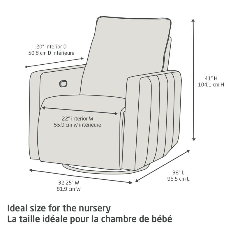 Dorian Channel Swivel Glider & Power Recliner