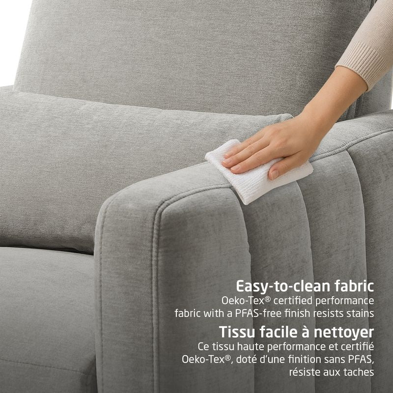 Dorian Channel Swivel Glider & Power Recliner