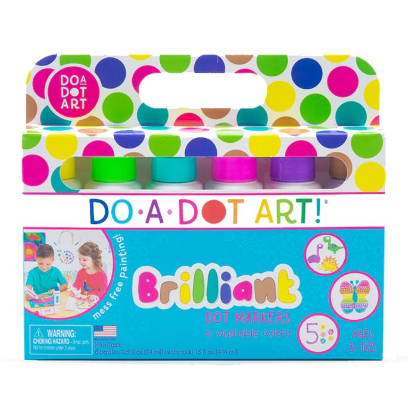 Dot Paint Markers Brilliant 6 Pack