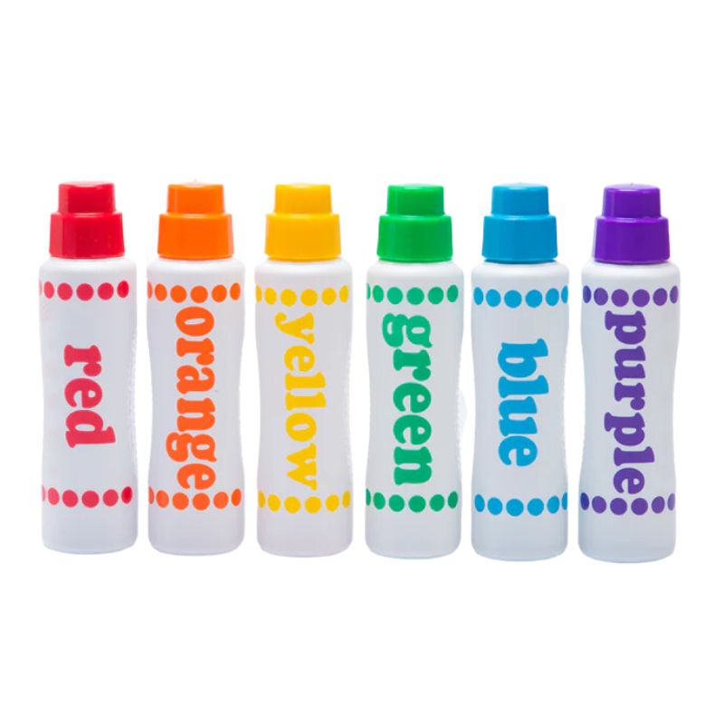 Dot Paint Markers Rainbow 6 Pack