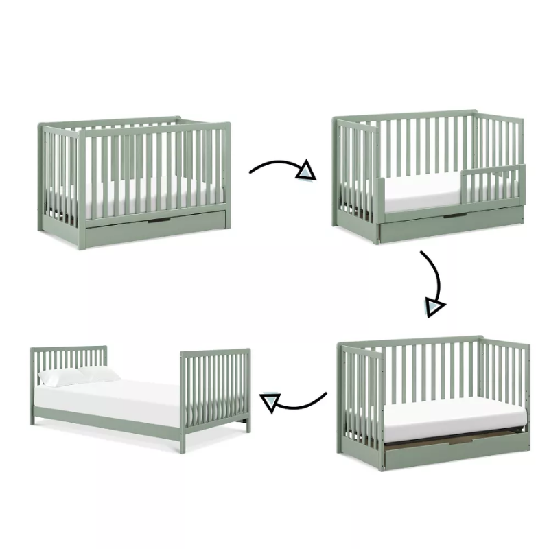 Colby 4-in-1 Convertible Crib w/ Trundle Drawer by Carter's at $449! Shop now at Nestled by Snuggle Bugz for Cribs.