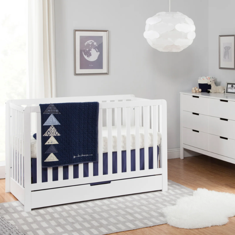 Colby 4-in-1 Convertible Crib w/ Trundle Drawer by Carter's at $449! Shop now at Nestled by Snuggle Bugz for Cribs.