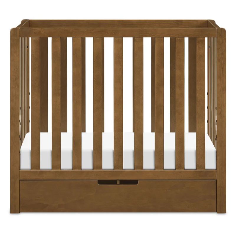 Colby 4-in-1 Convertible Mini Crib with Trundle