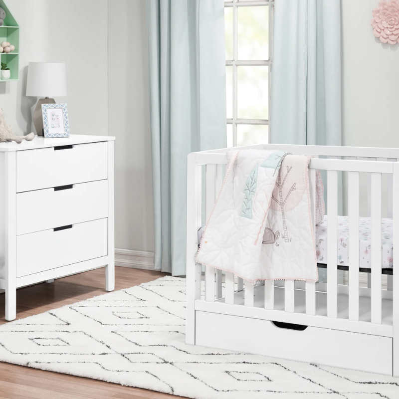 Colby 4-in-1 Convertible Mini Crib with Trundle by Carter's at $389! Shop now at Nestled by Snuggle Bugz for Cribs.