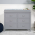 Charlie 6-Drawer Double Dresser by DaVinci at $499! Shop now at Nestled by Snuggle Bugz for Dressers.