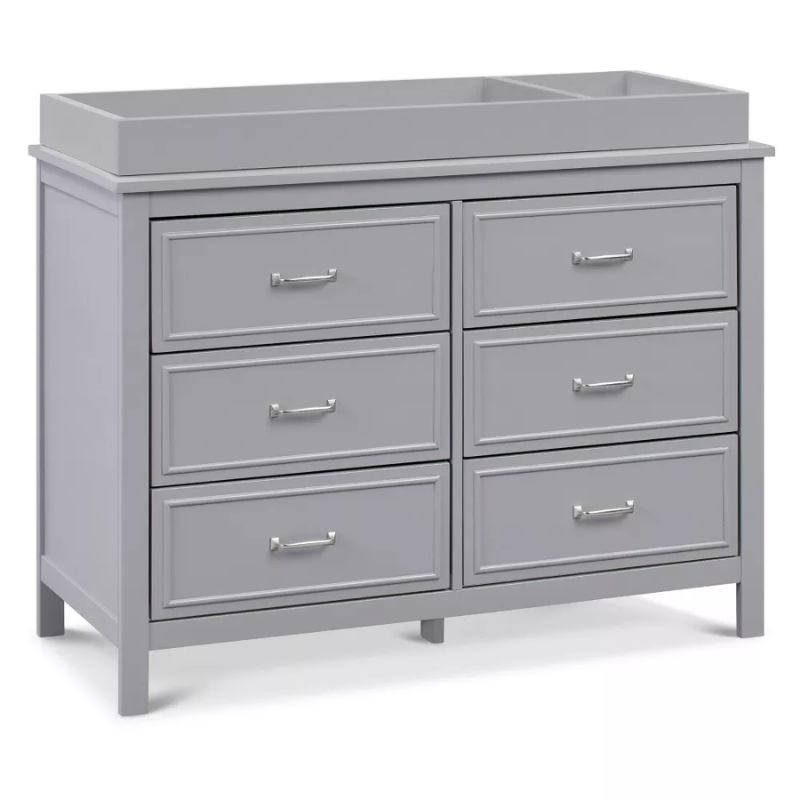 Charlie 6-Drawer Double Dresser by DaVinci at $449! Shop now at Nestled by Snuggle Bugz for Dressers.