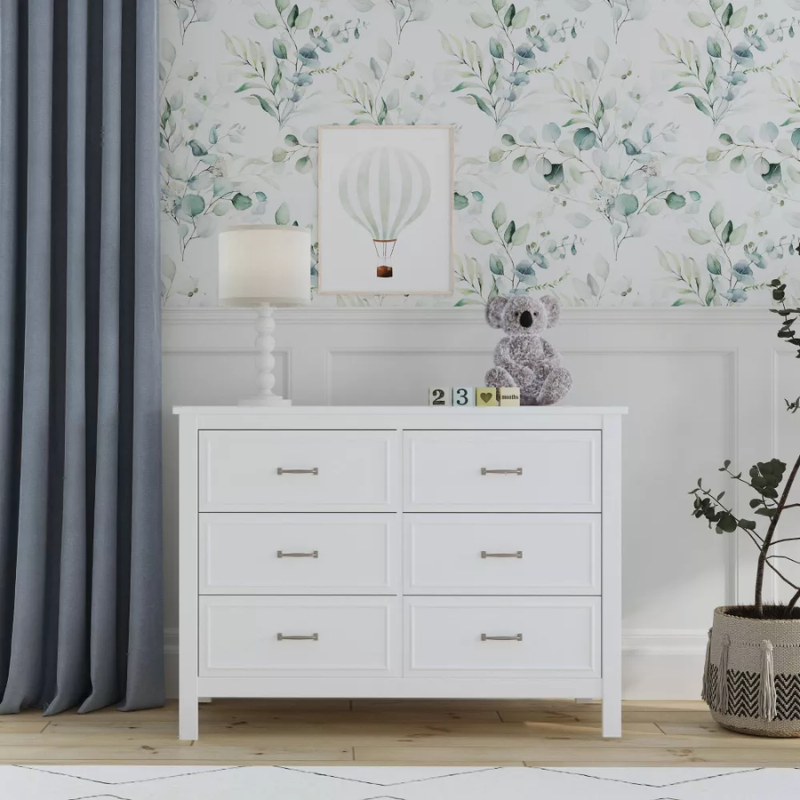 Charlie 6-Drawer Double Dresser by DaVinci at $499! Shop now at Nestled by Snuggle Bugz for Dressers.