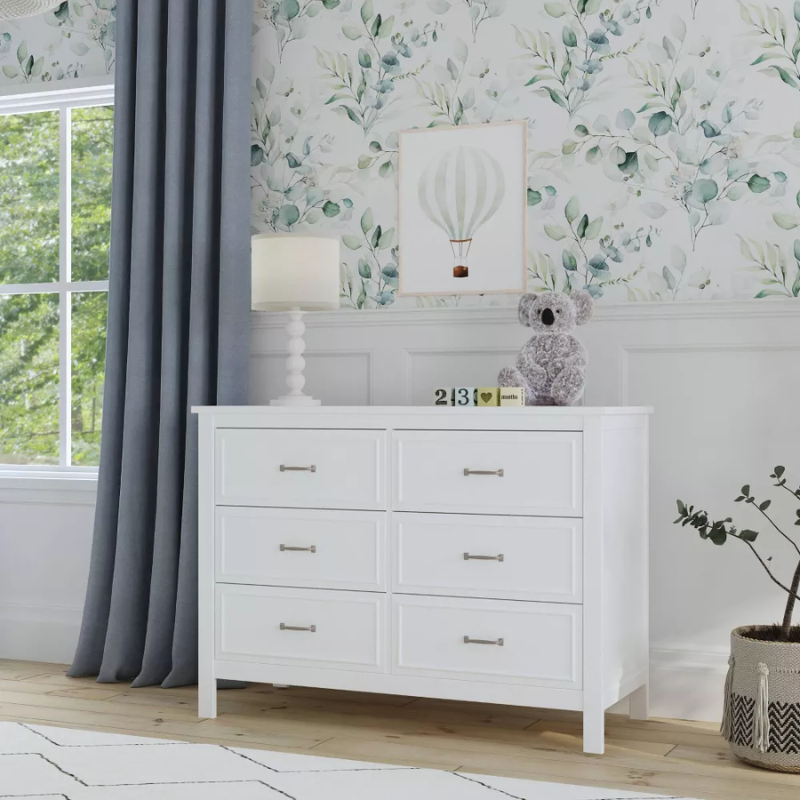 Charlie 6-Drawer Double Dresser by DaVinci at $499! Shop now at Nestled by Snuggle Bugz for Dressers.