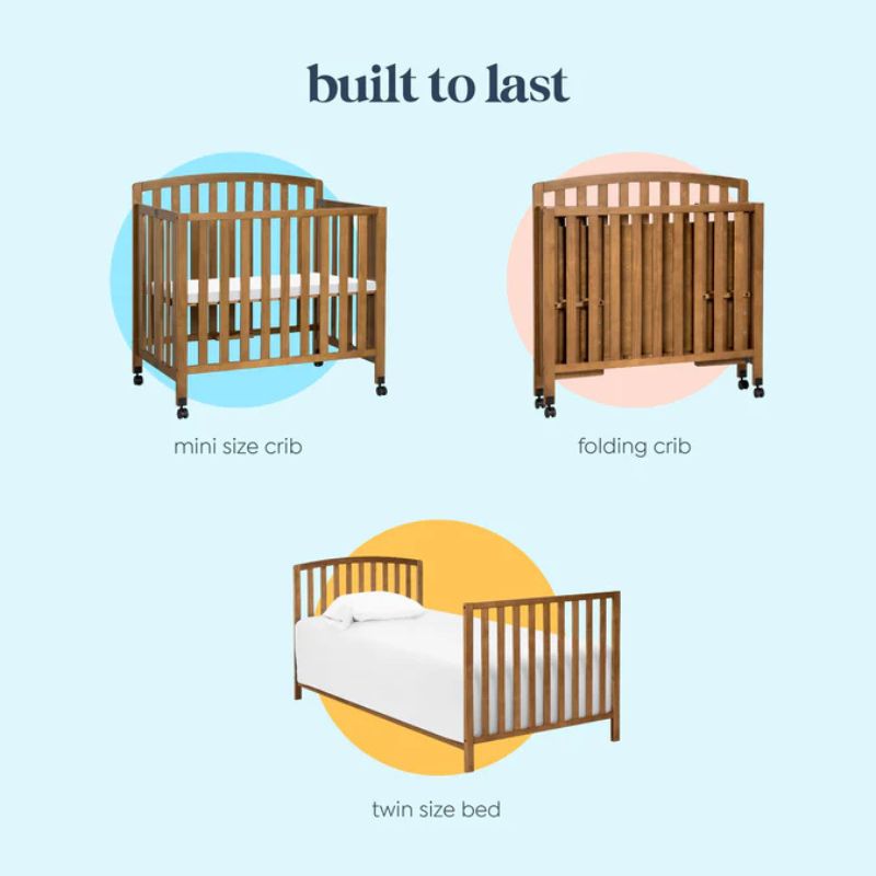 Dylan Folding Portable 3-in-1 Mini Crib