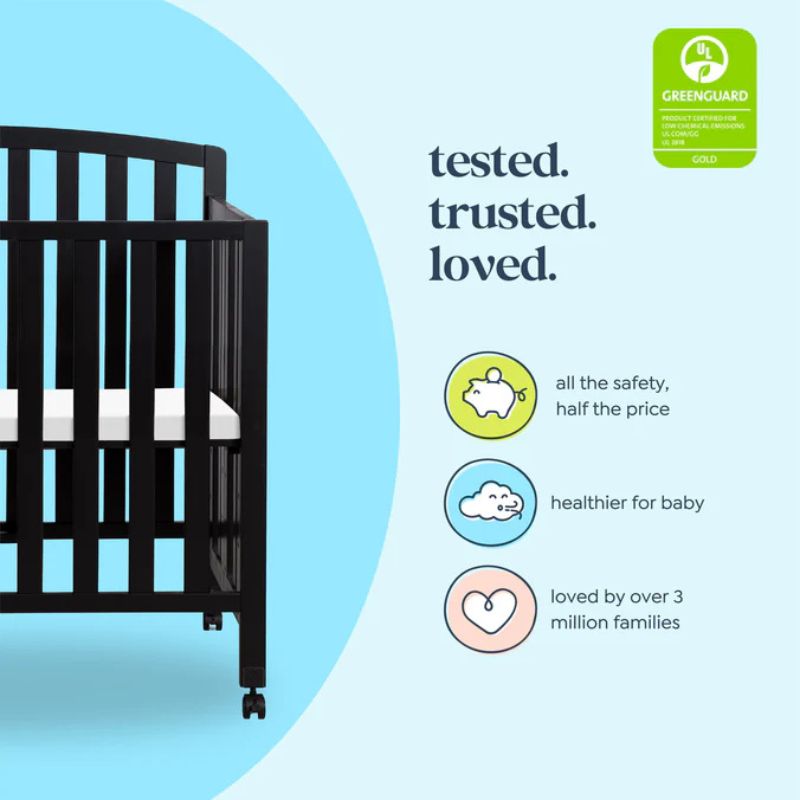Dylan Folding Portable 3-in-1 Mini Crib