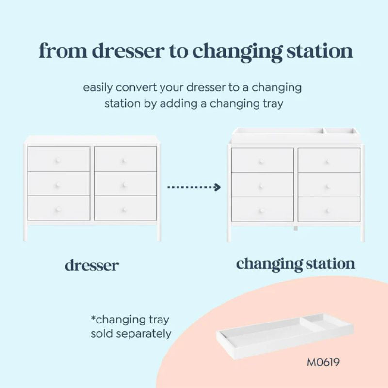 Birdie 6-Drawer Dresser