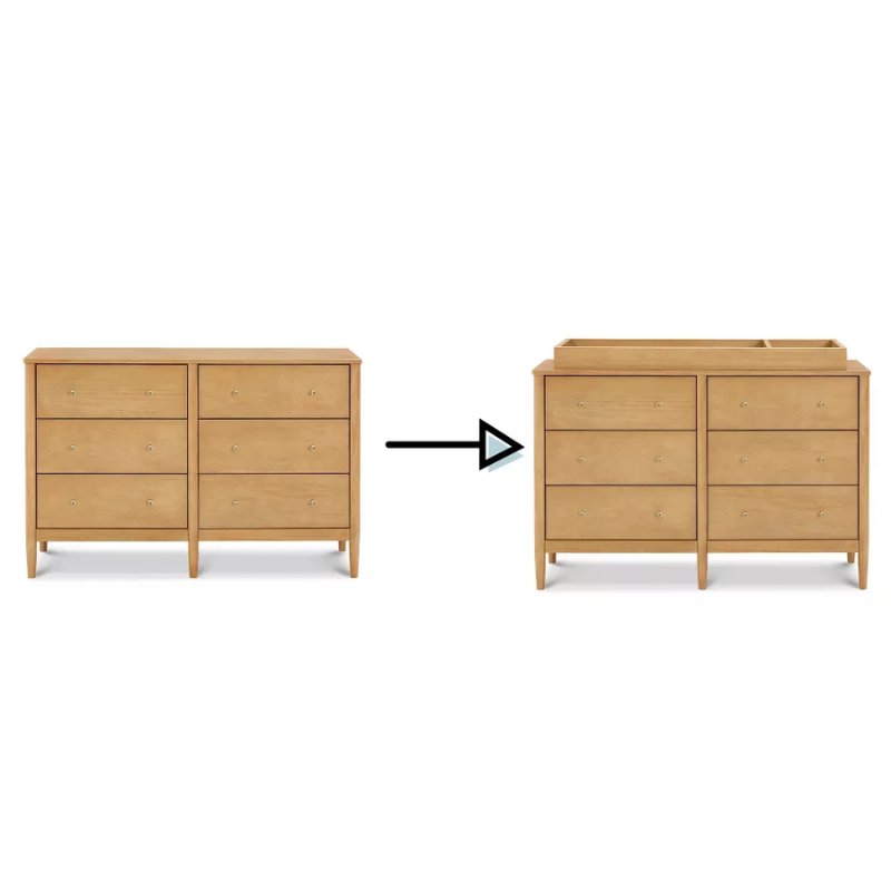 Frem 6-Drawer Dresser by DaVinci at $599! Shop now at Nestled by Snuggle Bugz for Dressers.