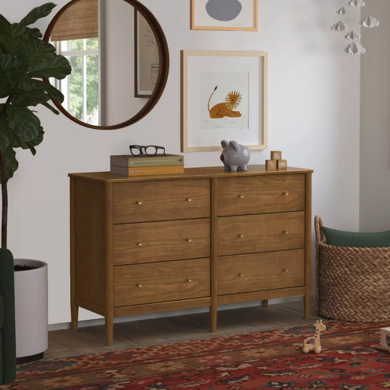 Frem 6-Drawer Dresser by DaVinci at $599! Shop now at Nestled by Snuggle Bugz for Dressers.