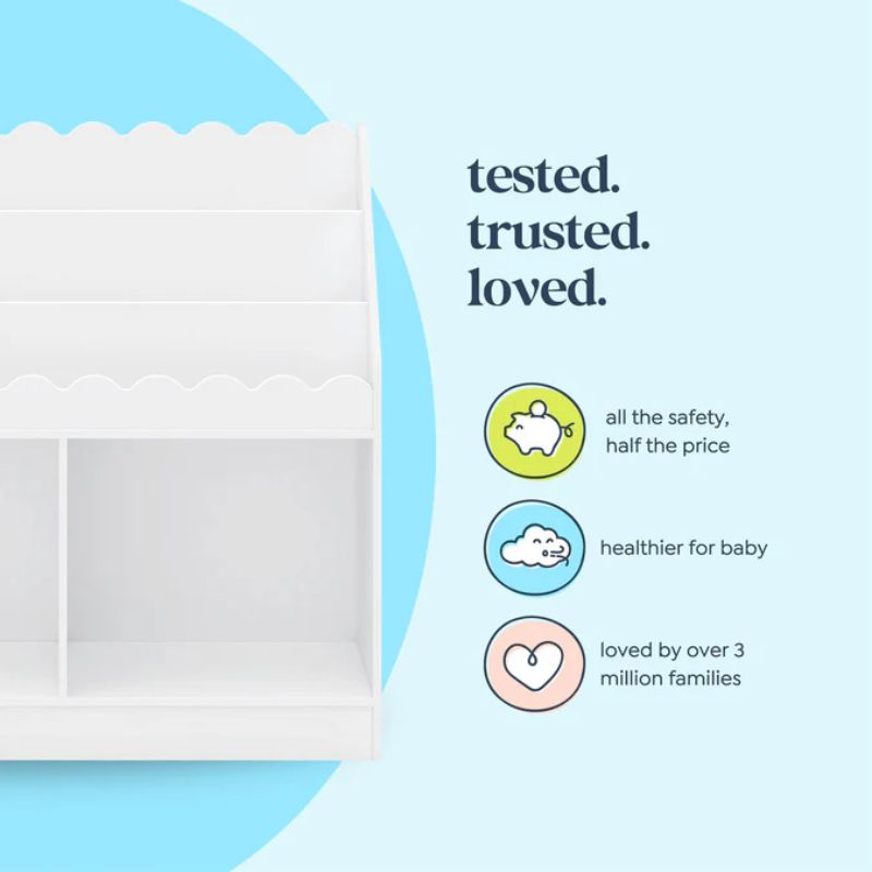 Sammy Scallop Bookcase