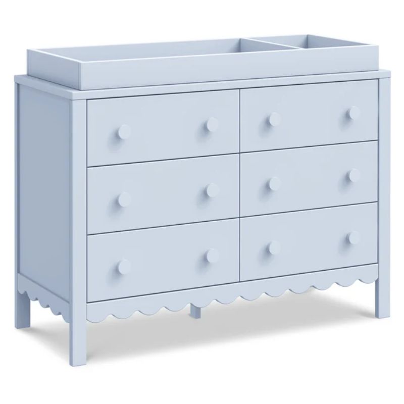 Sammy Scallop 6-Drawer Dresser