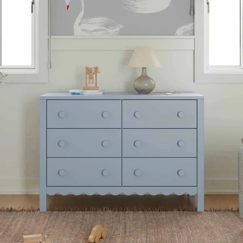 Sammy Scallop 6-Drawer Dresser