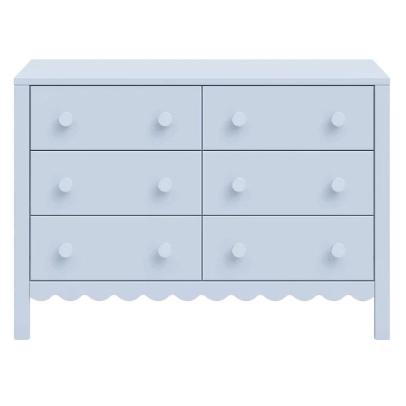 Sammy Scallop 6-Drawer Dresser