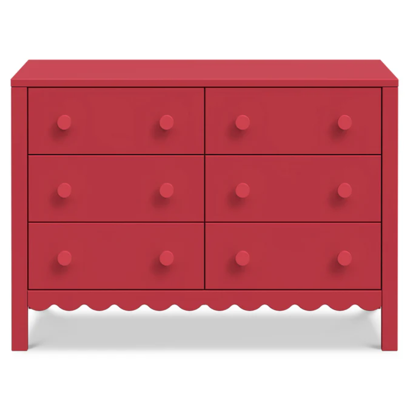 Sammy Scallop 6-Drawer Dresser