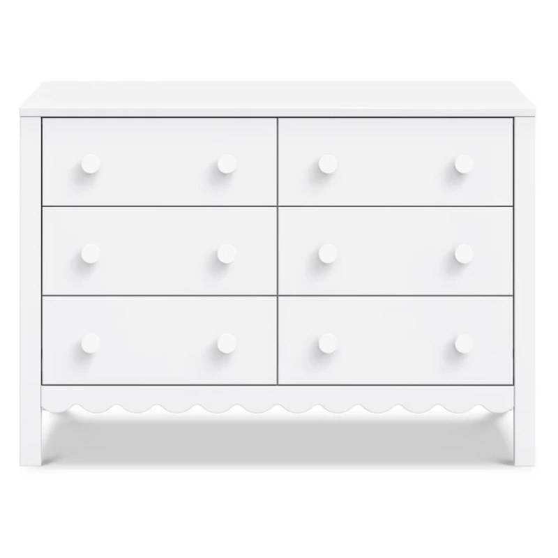 Sammy Scallop 6-Drawer Dresser