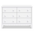 Sammy Scallop 6-Drawer Dresser