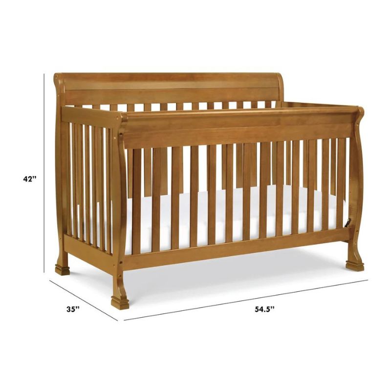 Kalani 4-in-1 Convertible Crib by DaVinci at $399! Shop now at Nestled by Snuggle Bugz for Nursery & Décor.