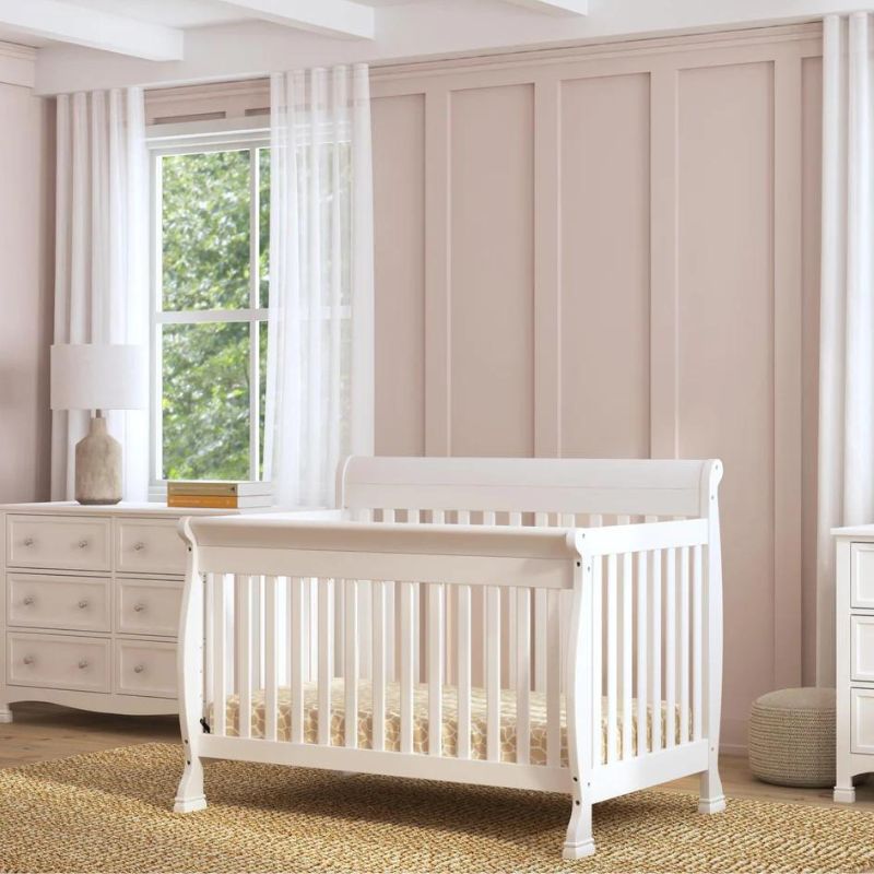 Kalani 4-in-1 Convertible Crib by DaVinci at $399! Shop now at Nestled by Snuggle Bugz for Nursery & Décor.