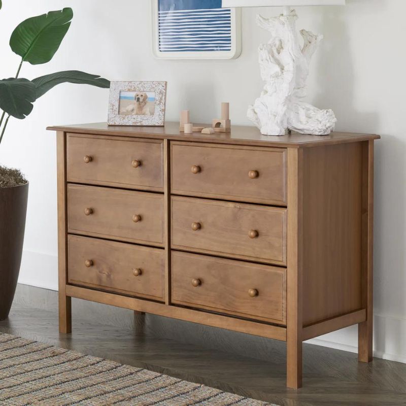 Jayden 6-Drawer Double Wide Dresser by DaVinci at $499! Shop now at Nestled by Snuggle Bugz for Dressers.