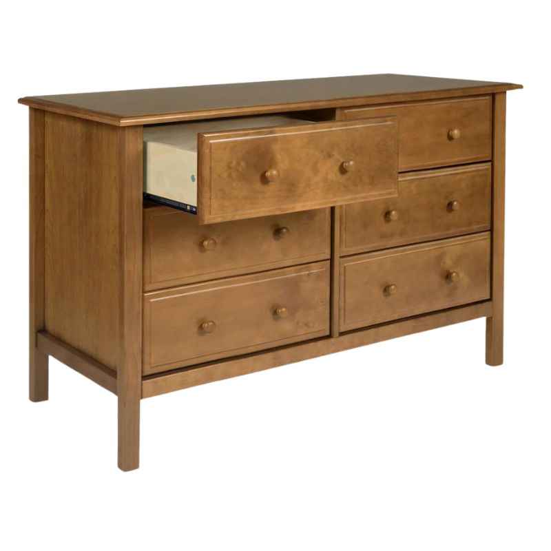 Jayden 6-Drawer Double Wide Dresser by DaVinci at $499! Shop now at Nestled by Snuggle Bugz for Dressers.