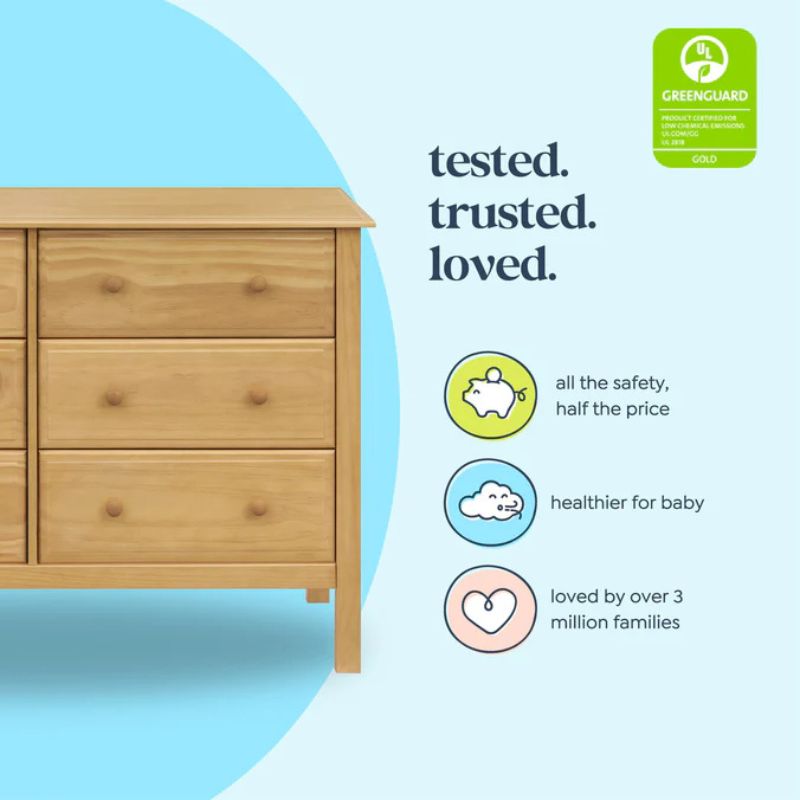 Jayden 6-Drawer Double Wide Dresser