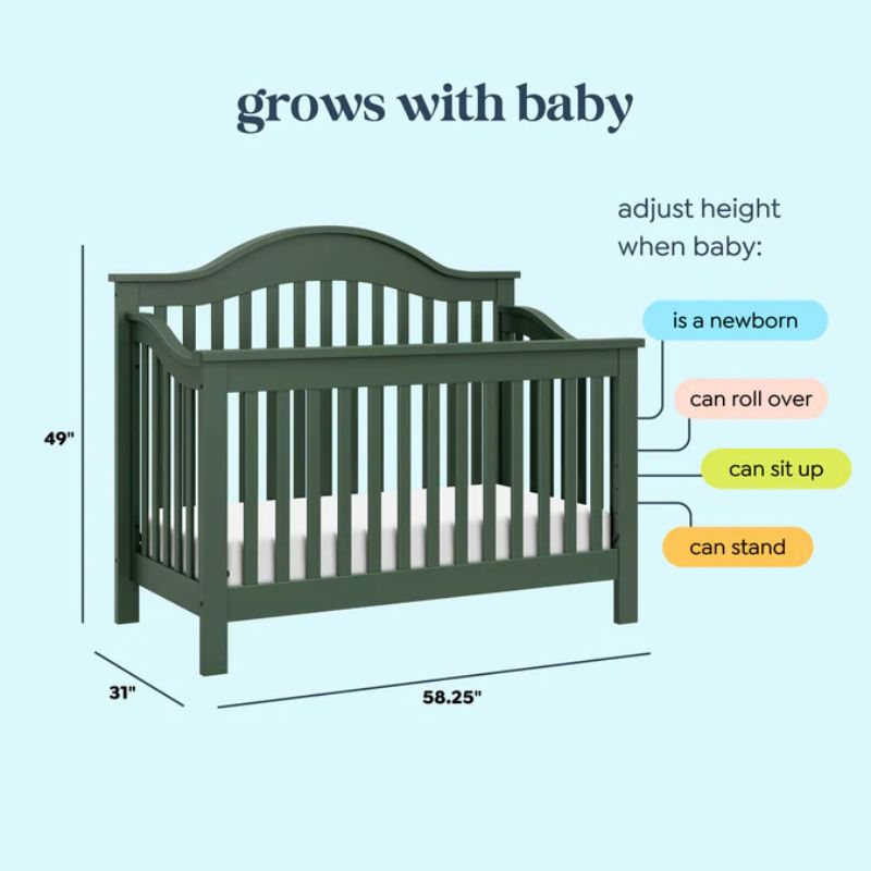 Jayden 4-in-1 Convertible Crib – Snuggle Bugz