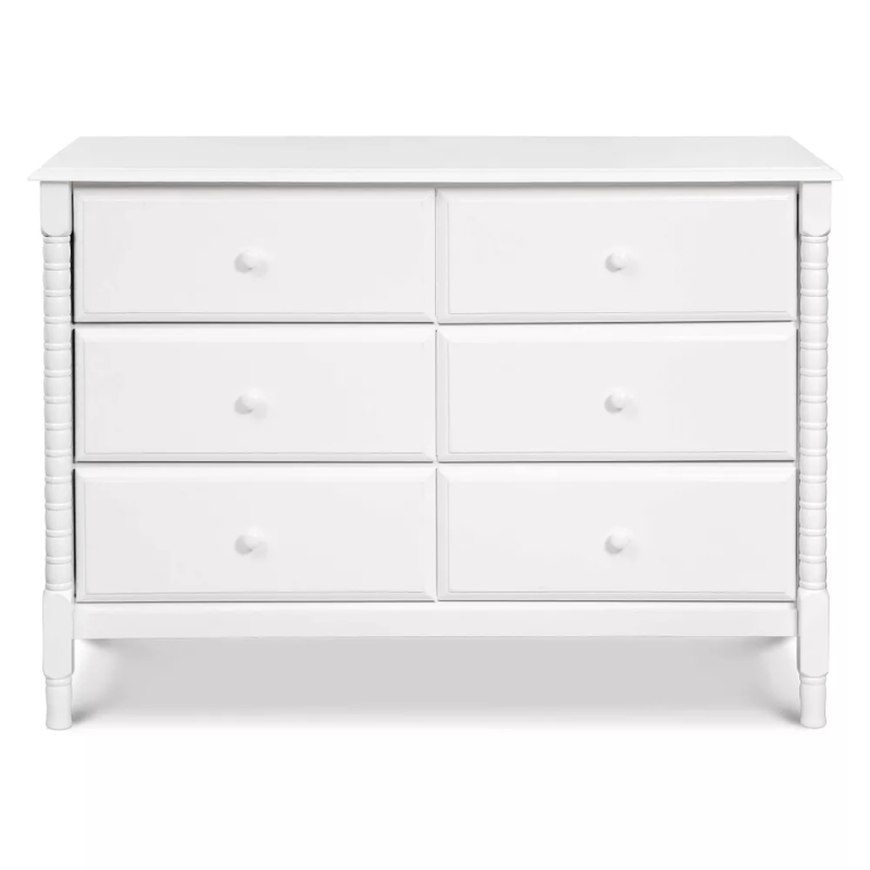 Jenny Lind Spindle 6-Drawer Dresser by DaVinci at $499! Shop now at Nestled by Snuggle Bugz for Dressers.