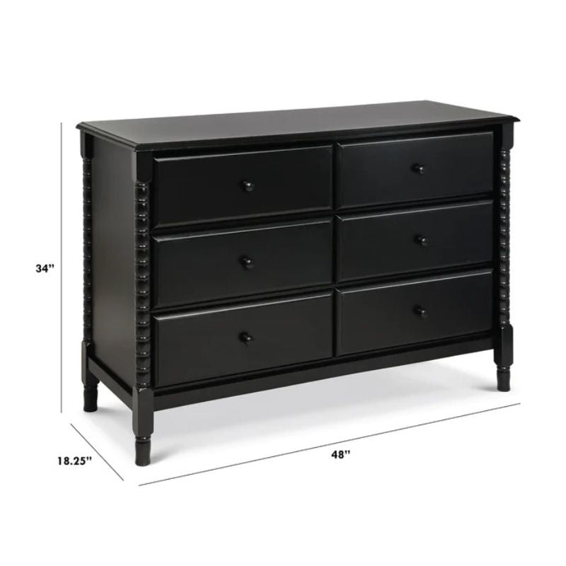 Jenny Lind Spindle 6-Drawer Dresser