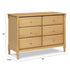 Jenny Lind Spindle 6-Drawer Dresser