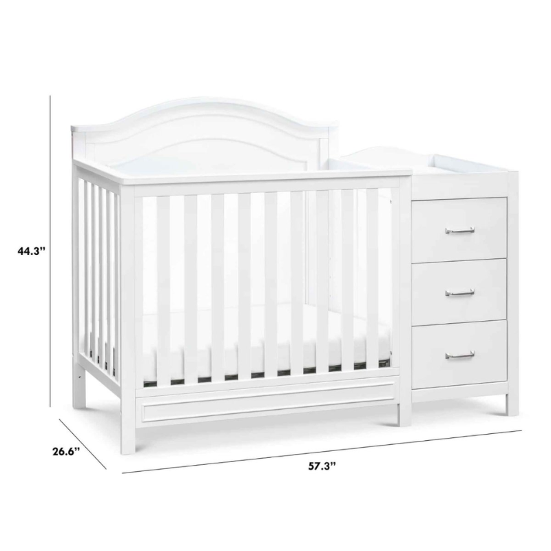Charlie 4-in-1 Convertible Mini Crib and Changer