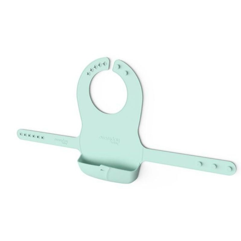 Silicone Baby Bib Mint Green