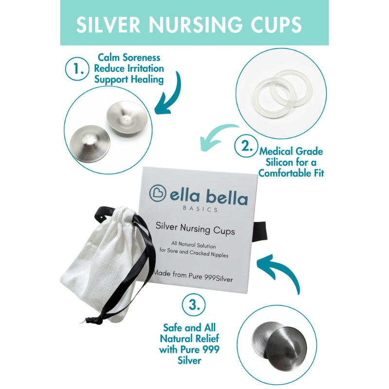 Silver Nursing Cups
