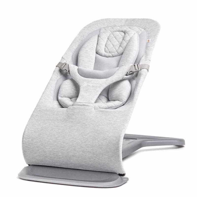 Baby bouncer chair grey best sale