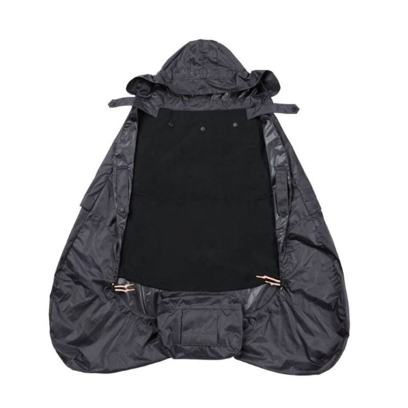 Rain and Wind Cover for Carrier Black
