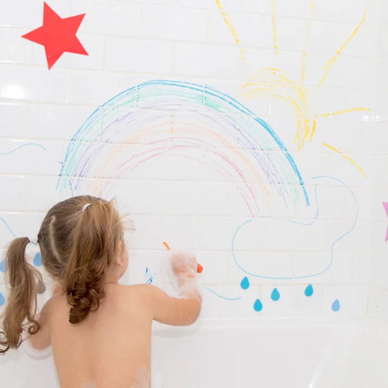 Soap Crayons & Foam Holder