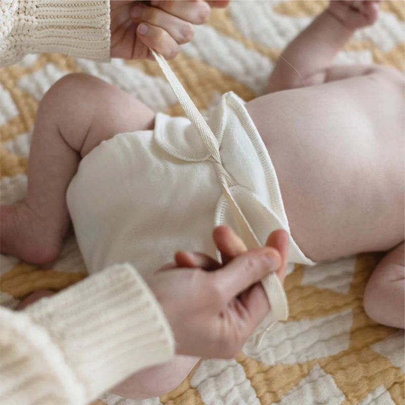 Inner Tie Organic Cotton Fitted Diaper - 3 Pack