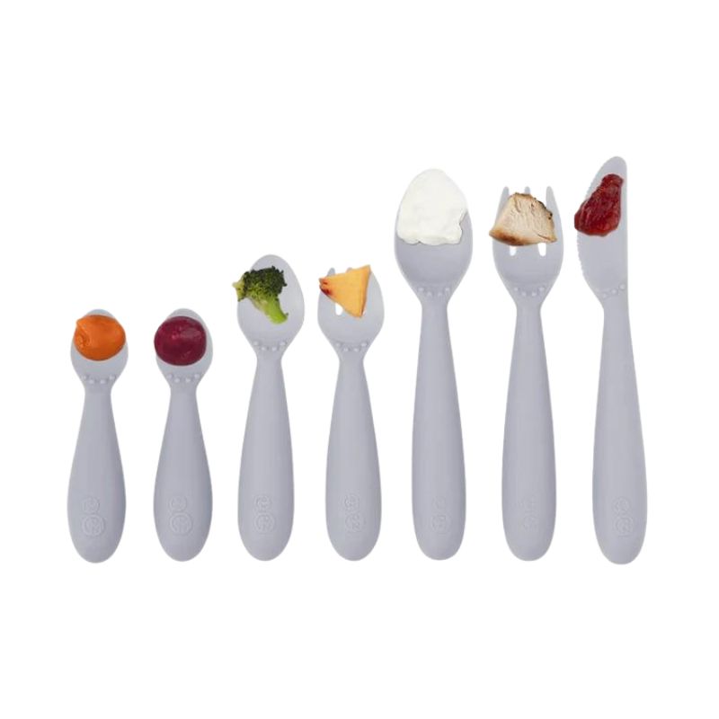 Developmental Utensil Set Pewter