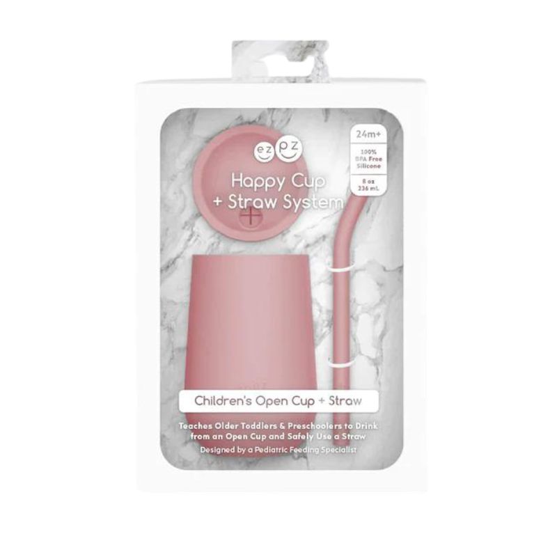 Happy Cup + Straw System Blush