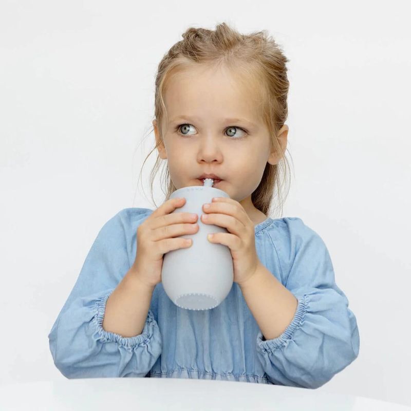 Happy Cup + Straw System Pewter