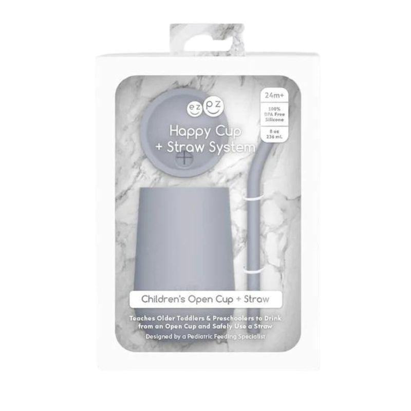 Happy Cup + Straw System Pewter