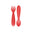 Mini Utensil Sets coral